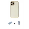 MARSİLYAN™- iPhone 12 Pro Max Kılıf Ahenk Işık - Siyah Joko Magic 5D Cam + Shine Kamera Lens Koruma Cam - MI