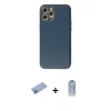 MARSİLYAN™- iPhone 12 Pro Max Kılıf Ahenk Işık - Siyah Joko Magic 5D Cam + Shine Kamera Lens Koruma Cam - MI