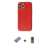 MARSİLYAN™- iPhone 12 Pro Max Kılıf Ahenk Işık - Siyah Joko Magic 5D Hayalet Cam + Shine Kamera Lens Koruma Cam - GI