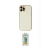 MARSİLYAN™- iPhone 12 Pro Max Kılıf Ahenk Işık - Siyah Polymer Nano Ekran Koruyucu