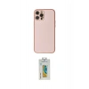 MARSİLYAN™- iPhone 12 Pro Max Kılıf Ahenk Işık - Siyah Polymer Nano Ekran Koruyucu