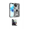 MARSİLYAN™- iPhone 12 Pro Max Kılıf Ahenk Klasik Koleksiyonu - Şeffaf Temperli Cam Ekran Koruyucu