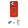 MARSİLYAN™- iPhone 12 Pro Max Kılıf Ahenk Klasik - Şeffaf Uv Polymer Nano Ekran Koruyucu + Metal Kamera Lens Koruma Cam - GD