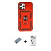 MARSİLYAN™- iPhone 12 Pro Max Kılıf Ahenk Klasik - Şeffaf Uv Polymer Nano Ekran Koruyucu + Metal Kamera Lens Koruma Cam - KI