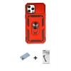 MARSİLYAN™- iPhone 12 Pro Max Kılıf Ahenk Klasik - Şeffaf Uv Polymer Nano Ekran Koruyucu + Shine Kamera Lens Koruma Cam - MI