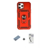 MARSİLYAN™- iPhone 12 Pro Max Kılıf Ahenk Klasik - Şeffaf Uv Polymer Nano Ekran Koruyucu + Shine Kamera Lens Koruma Cam - GS