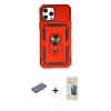 MARSİLYAN™- iPhone 12 Pro Max Kılıf Ahenk Klasik - Siyah 6D Mat Seramik Hayalet Nano Ekran Koruyucu + Renkli Kamera Lens Koruma Cam - MI
