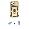 MARSİLYAN™- iPhone 12 Pro Max Kılıf Ahenk Klasik - Siyah Joko Magic 5D Cam + Shine Kamera Lens Koruma Cam - MI
