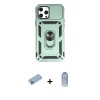 MARSİLYAN™- iPhone 12 Pro Max Kılıf Ahenk Klasik - Siyah Joko Magic 5D Cam + Shine Kamera Lens Koruma Cam - MI