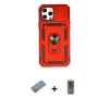 MARSİLYAN™- iPhone 12 Pro Max Kılıf Ahenk Klasik - Siyah Joko Magic 5D Hayalet Cam + Shine Kamera Lens Koruma Cam - GS