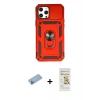 MARSİLYAN™- iPhone 12 Pro Max Kılıf Ahenk Klasik - Siyah Mat Seramik Nano Ekran Koruyucu + Shine Kamera Lens Koruma Cam - MI
