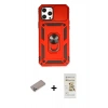 MARSİLYAN™- iPhone 12 Pro Max Kılıf Ahenk Klasik - Siyah Mat Seramik Nano Ekran Koruyucu + Shine Kamera Lens Koruma Cam - SABE