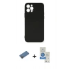 MARSİLYAN™- iPhone 12 Pro Max Kılıf Ahenk Serisi - Şeffaf Royal Nano Ekran Koruyucu + Shine Kamera Lens Koruma Cam - GD