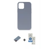 MARSİLYAN™- iPhone 12 Pro Max Kılıf Ahenk Serisi - Şeffaf Royal Nano Ekran Koruyucu + Metal Kamera Lens Koruma Cam - KI