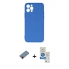 MARSİLYAN™- iPhone 12 Pro Max Kılıf Ahenk Serisi - Şeffaf Royal Nano Ekran Koruyucu + Metal Kamera Lens Koruma Cam - KI