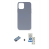 MARSİLYAN™- iPhone 12 Pro Max Kılıf Ahenk Serisi - Şeffaf Royal Nano Ekran Koruyucu + Shine Kamera Lens Koruma Cam - PE