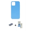 MARSİLYAN™- iPhone 12 Pro Max Kılıf Ahenk Serisi - Şeffaf Royal Nano Ekran Koruyucu + Renkli Kamera Lens Koruma Cam - YL