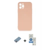 MARSİLYAN™- iPhone 12 Pro Max Kılıf Ahenk Serisi - Şeffaf Royal Nano Ekran Koruyucu + Shine Kamera Lens Koruma Cam - GI