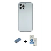 MARSİLYAN™- iPhone 12 Pro Max Kılıf Ahenk Serisi - Şeffaf Royal Nano Ekran Koruyucu + Shine Kamera Lens Koruma Cam - GD