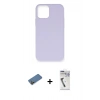 MARSİLYAN™- iPhone 12 Pro Max Kılıf Ahenk Serisi - Şeffaf Uv Polymer Nano Ekran Koruyucu + Shine Kamera Lens Koruma Cam - GD