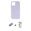 MARSİLYAN™- iPhone 12 Pro Max Kılıf Ahenk Serisi - Şeffaf Uv Polymer Nano Ekran Koruyucu + Shine Kamera Lens Koruma Cam - GI