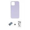 MARSİLYAN™- iPhone 12 Pro Max Kılıf Ahenk Serisi - Şeffaf Uv Polymer Nano Ekran Koruyucu + Shine Kamera Lens Koruma Cam - SH