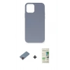 MARSİLYAN™- iPhone 12 Pro Max Kılıf Ahenk Serisi - Siyah 20D Premium Cam Ekran Koruyucu + Metal Kamera Lens Koruma Cam - KI
