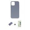 MARSİLYAN™- iPhone 12 Pro Max Kılıf Ahenk Serisi - Siyah 20D Premium Cam Ekran Koruyucu + Metal Kamera Lens Koruma Cam - GD