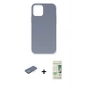 MARSİLYAN™- iPhone 12 Pro Max Kılıf Ahenk Serisi - Siyah 20D Premium Cam Ekran Koruyucu + Renkli Kamera Lens Koruma Cam - YL