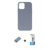 MARSİLYAN™- iPhone 12 Pro Max Kılıf Ahenk Serisi - Siyah 5D Eko Cam Ekran Koruyucu + Shine Kamera Lens Koruma Cam - GI
