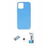 MARSİLYAN™- iPhone 12 Pro Max Kılıf Ahenk Serisi - Siyah 5D Eko Cam Ekran Koruyucu + Shine Kamera Lens Koruma Cam - MI