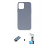 MARSİLYAN™- iPhone 12 Pro Max Kılıf Ahenk Serisi - Siyah 5D Eko Cam Ekran Koruyucu + Shine Kamera Lens Koruma Cam - SH