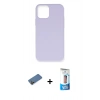 MARSİLYAN™- iPhone 12 Pro Max Kılıf Ahenk Serisi - Siyah 5D Eko Cam Ekran Koruyucu + Shine Kamera Lens Koruma Cam - GD