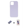 MARSİLYAN™- iPhone 12 Pro Max Kılıf Ahenk Serisi - Siyah Joko 5D Cam + Metal Kamera Lens Koruma Cam - GD