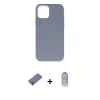 MARSİLYAN™- iPhone 12 Pro Max Kılıf Ahenk Serisi - Siyah Joko Magic 5D Cam + Metal Kamera Lens Koruma Cam - GD