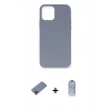 MARSİLYAN™- iPhone 12 Pro Max Kılıf Ahenk Serisi - Siyah Joko Magic 5D Cam + Metal Kamera Lens Koruma Cam - KI