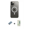 MARSİLYAN™- iPhone 12 Pro Max Kılıf Ahenk Yansıma Prime - Siyah 20D Premium Cam Ekran Koruyucu + Shine Kamera Lens Koruma Cam - GI
