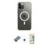MARSİLYAN™- iPhone 12 Pro Max Kılıf Ahenk Yansıma Prime - Siyah 20D Premium Cam Ekran Koruyucu + Metal Kamera Lens Koruma Cam - KI