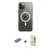 MARSİLYAN™- iPhone 12 Pro Max Kılıf Ahenk Yansıma Prime - Siyah 20D Premium Cam Ekran Koruyucu + Sarı Renkli Kamera Lens Koruma Cam