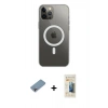 MARSİLYAN™- iPhone 12 Pro Max Kılıf Ahenk Yansıma Prime - Siyah 6D Mat Seramik Hayalet Nano Ekran Koruyucu + Shine Kamera Lens Koruma Cam - GI