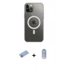 MARSİLYAN™- iPhone 12 Pro Max Kılıf Ahenk Yansıma Prime - Siyah Joko Magic 5D Cam + Shine Kamera Lens Koruma Cam - MI