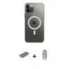 MARSİLYAN™- iPhone 12 Pro Max Kılıf Ahenk Yansıma Prime - Siyah Joko Magic 5D Cam + Renkli Kamera Lens Koruma Cam - YL