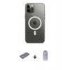 MARSİLYAN™- iPhone 12 Pro Max Kılıf Ahenk Yansıma Prime - Siyah Joko Magic 5D Cam + Renkli Kamera Lens Koruma Cam - SI