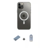 MARSİLYAN™- iPhone 12 Pro Max Kılıf Ahenk Yansıma Prime - Siyah Joko Magic 5D Cam + Shine Kamera Lens Koruma Cam - GS