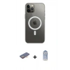 MARSİLYAN™- iPhone 12 Pro Max Kılıf Ahenk Yansıma Prime - Siyah Joko Magic 5D Cam + Renkli Kamera Lens Koruma Cam - TU