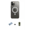 MARSİLYAN™- iPhone 12 Pro Max Kılıf Ahenk Yansıma Prime - Siyah Joko Magic 5D Hayalet Cam + Shine Kamera Lens Koruma Cam - MI