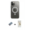 MARSİLYAN™- iPhone 12 Pro Max Kılıf Ahenk Yansıma Prime - Siyah Mat Seramik Nano Ekran Koruyucu + Metal Kamera Lens Koruma Cam - KI