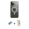 MARSİLYAN™- iPhone 12 Pro Max Kılıf Ahenk Yansıma Prime - Siyah Mat Seramik Nano Ekran Koruyucu + Shine Kamera Lens Koruma Cam - GI