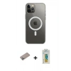 MARSİLYAN™- iPhone 12 Pro Max Kılıf Ahenk Yansıma Prime - Siyah Polymer Nano Ekran Koruyucu + Shine Kamera Lens Koruma Cam - SABE