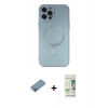 MARSİLYAN™- iPhone 12 Pro Max Kılıf Akış Minimal Özel Seri - Siyah 20D Premium Cam Ekran Koruyucu + Shine Kamera Lens Koruma Cam - GI